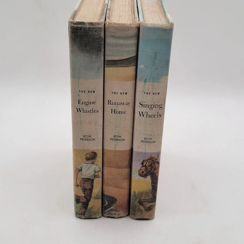 Mabel O'Donnell Alice and Jerry Books Hardcover Set 3 Reading Primers Good